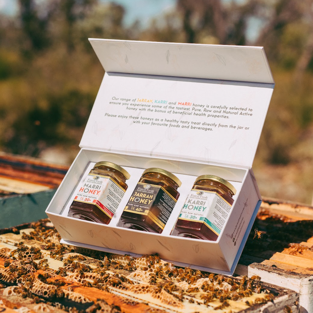 210g Premium Raw Honey Gift Set